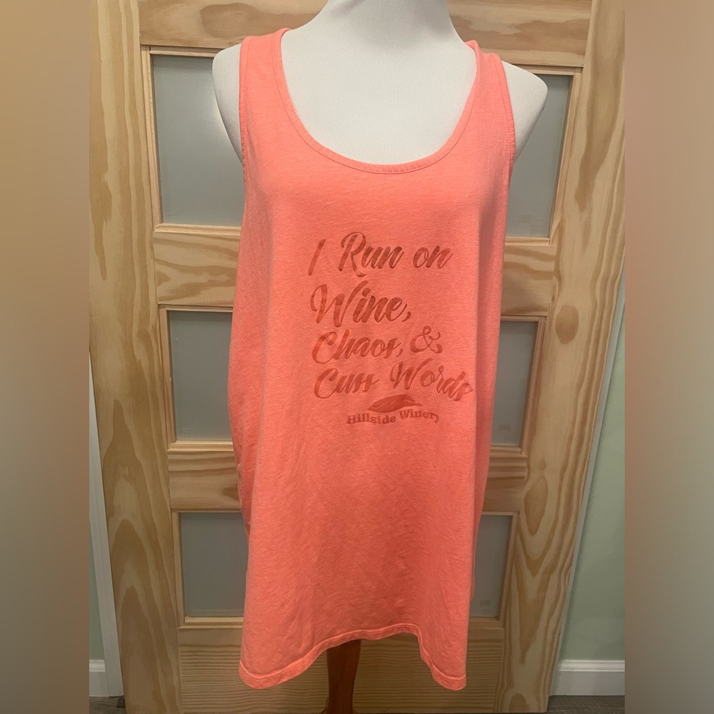 Coral Tank Top Sz 2XL